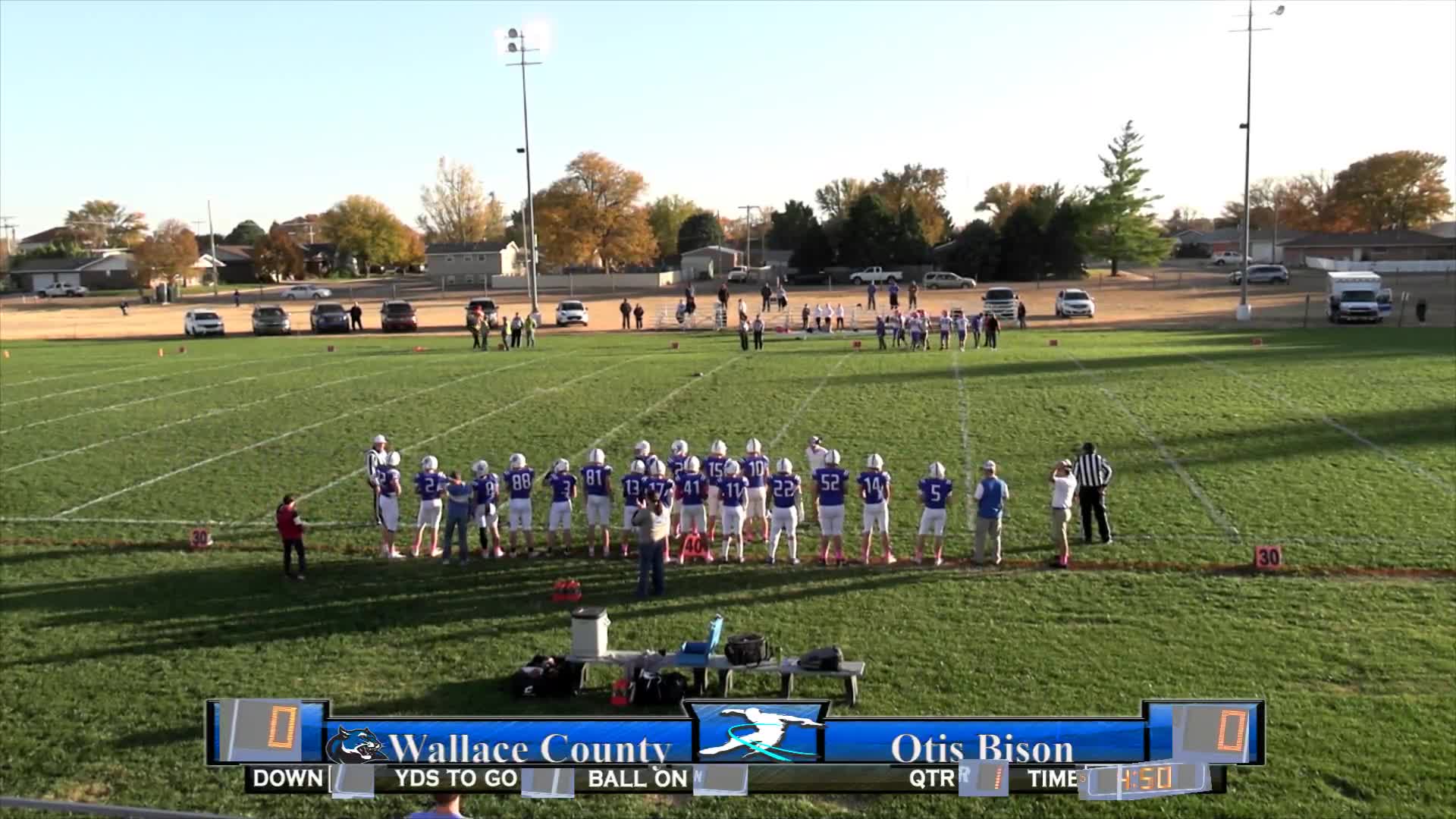 OtisBison Wallace County (FB Playoffs 1st Round) Football