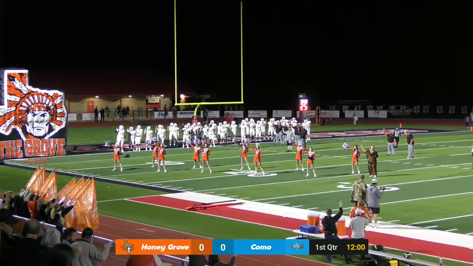 Honey Grove Warriors vs Como Pickton Eagles Football HGAthletics