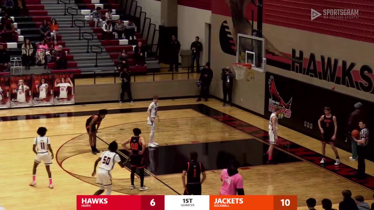 Heath Boys Basketball vs Rockwall Basketball Sportsgram11