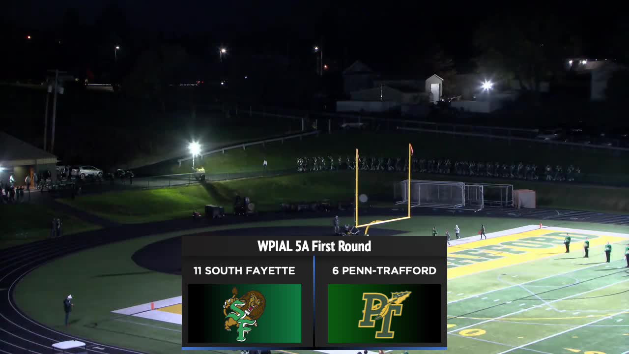 South Fayette at PennTrafford (WPIAL 5A First Round) Football