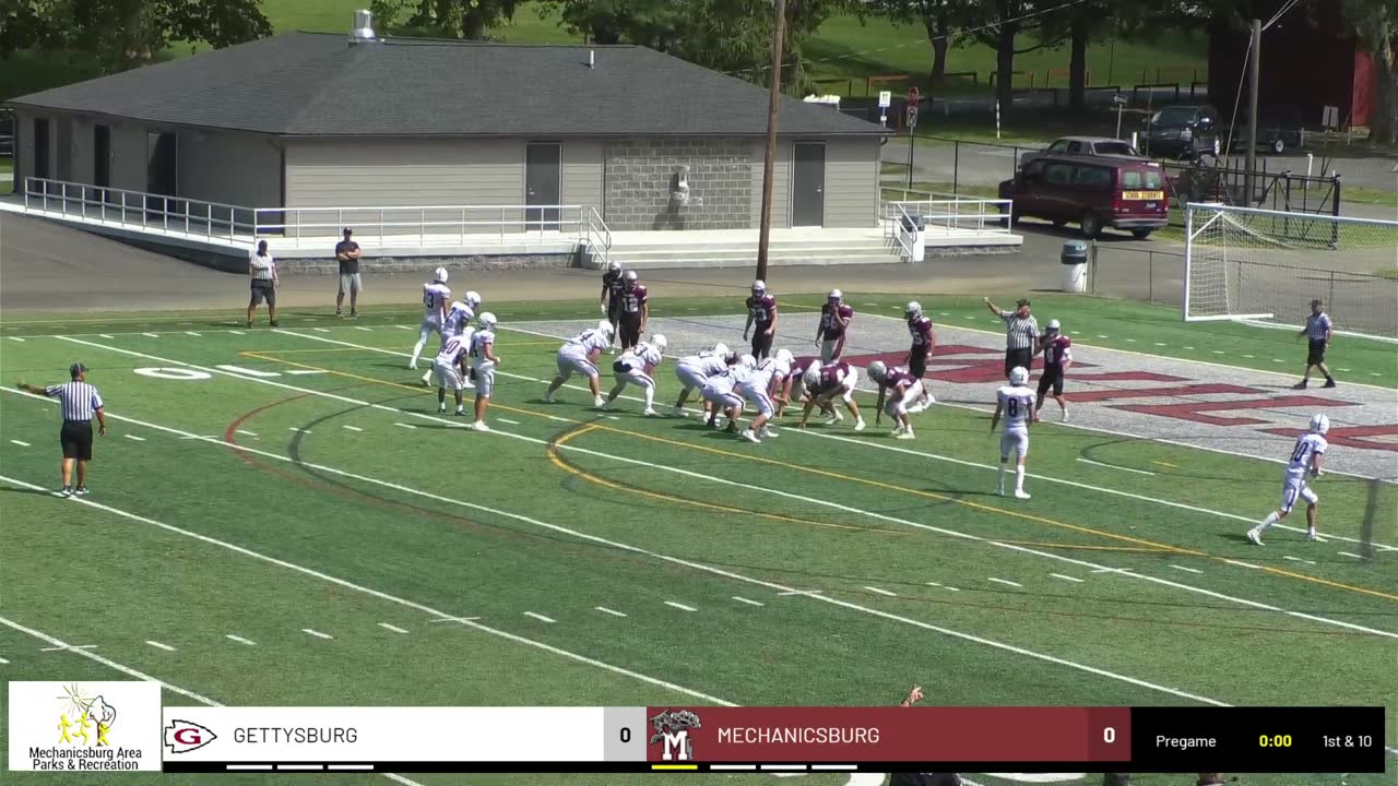 Varsity Football Scrimmage vs. Gettysburg Football GoMechanicsburg