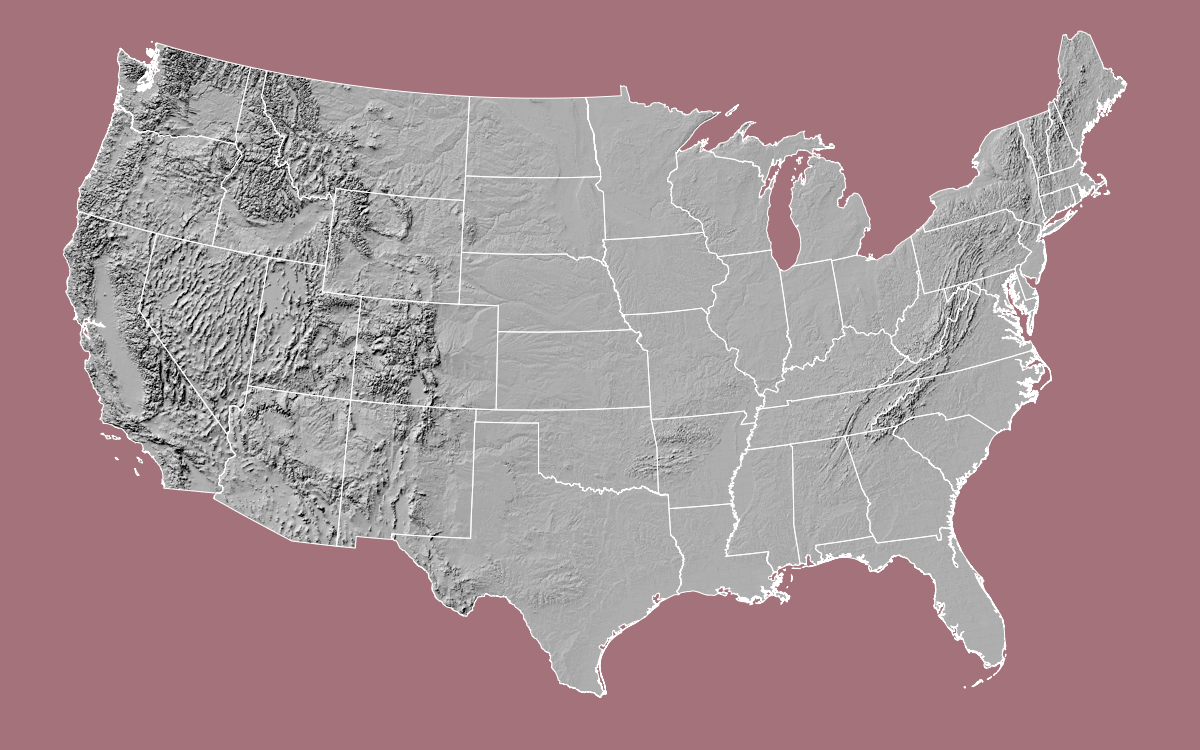 Area Projection Map Of Us Choosing the Right Map Projection Learning Source An OpenNews project