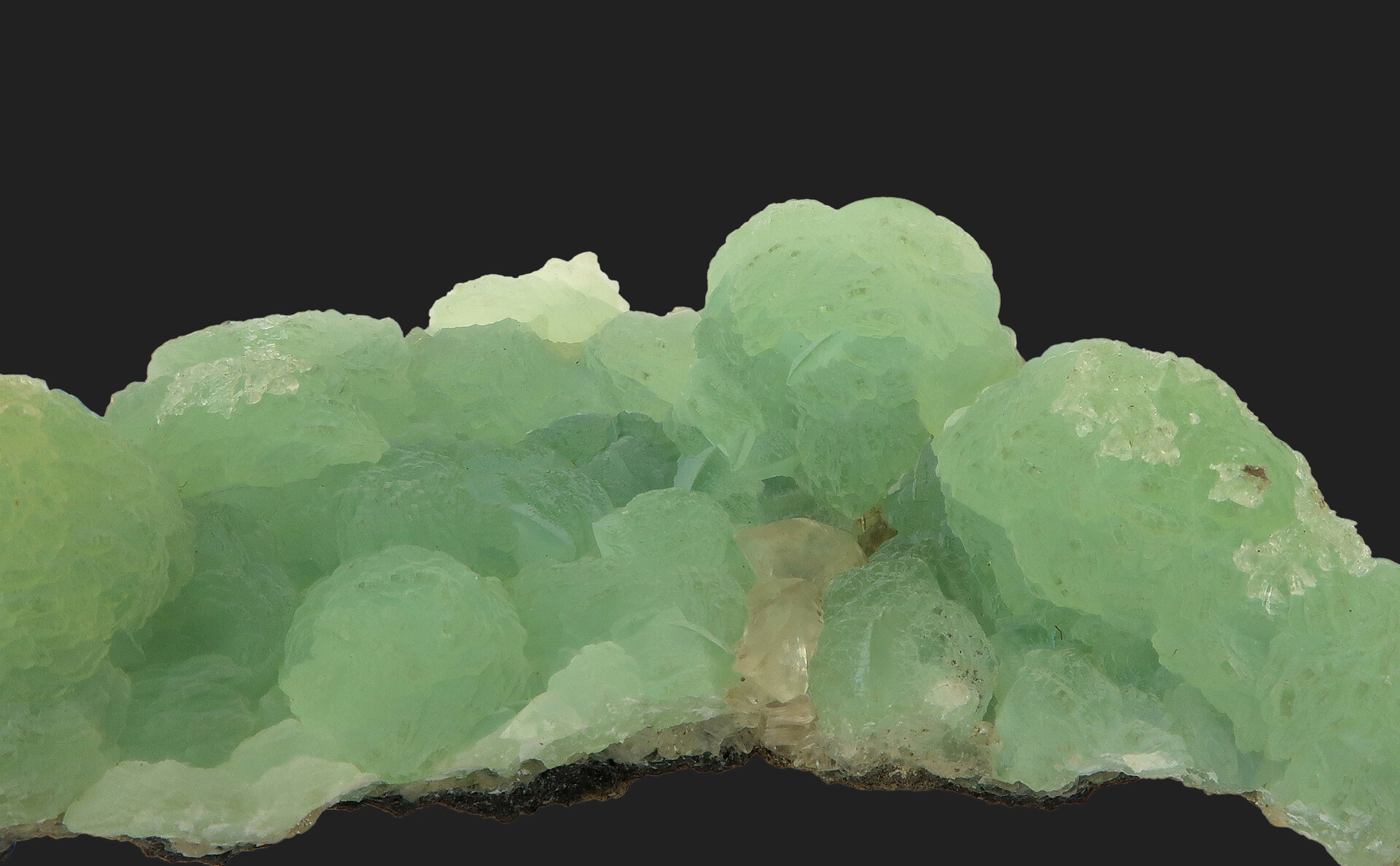 Prehnite Lower New Street quarry, Paterson, Passaic Co., New Jersey, USA