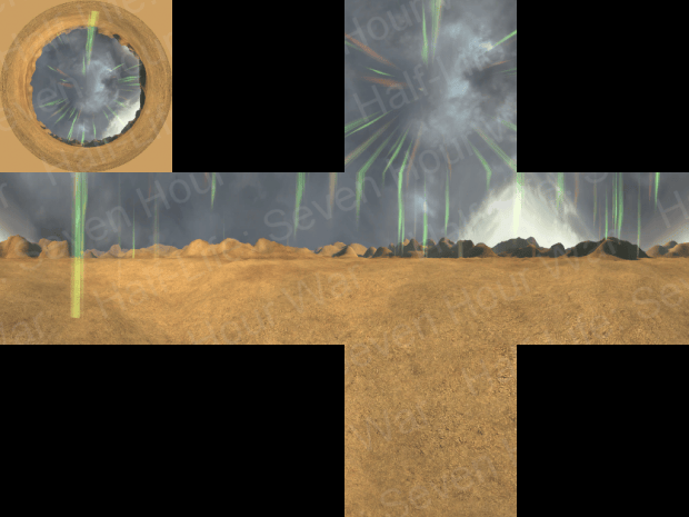 Skybox Creation Test image HλLFLIFE Seven Hour War mod for Half