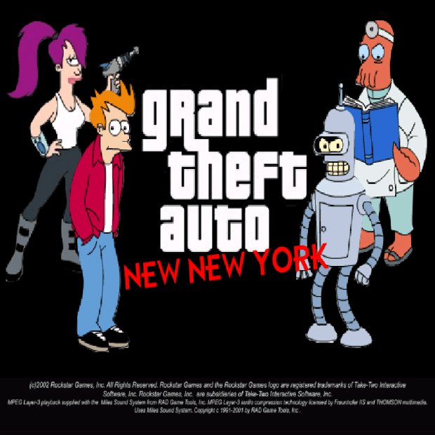 Loadscreen image GTA New New York mod for Grand Theft Auto Vice City