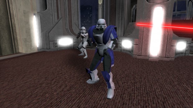Probably first time MEC Trooper in BF2 image Elite Squadron mod for Star Wars Battlefront II