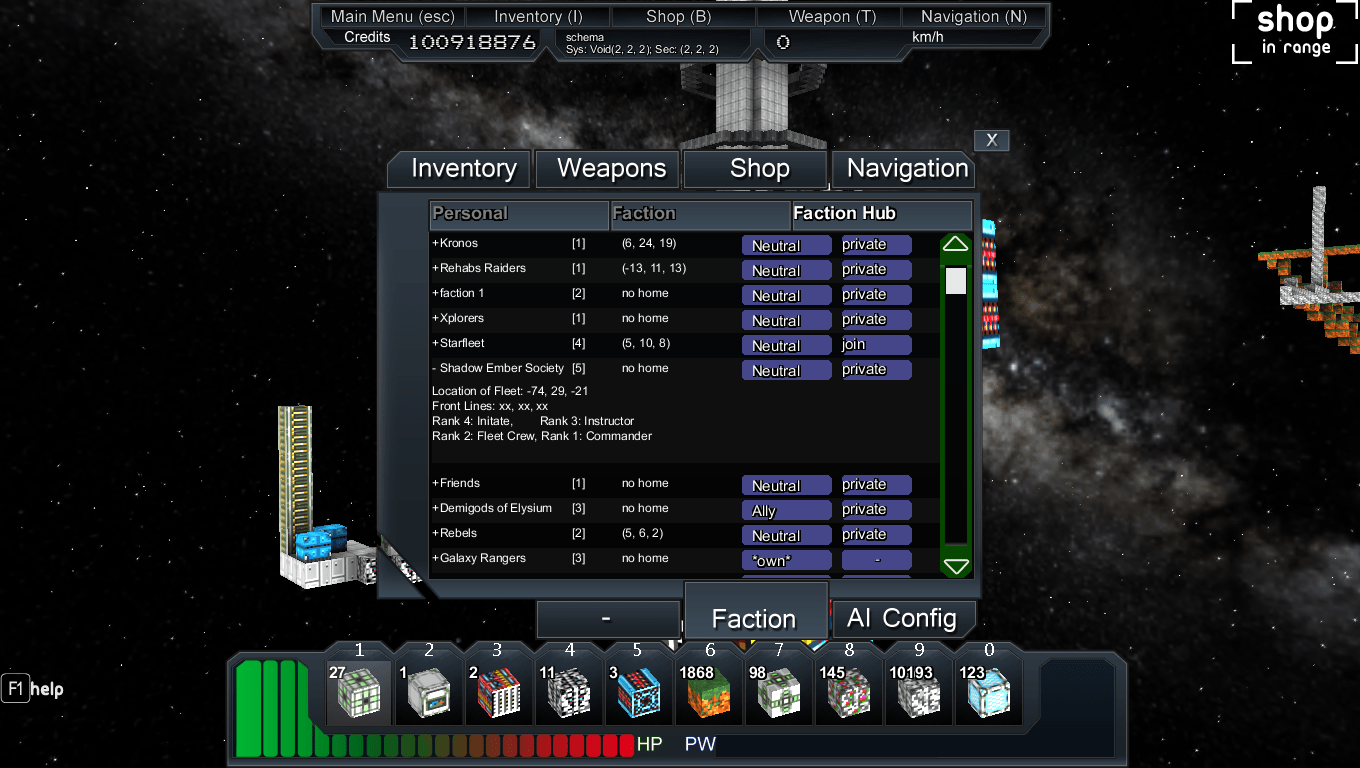 StarMade Faction System news Mod DB