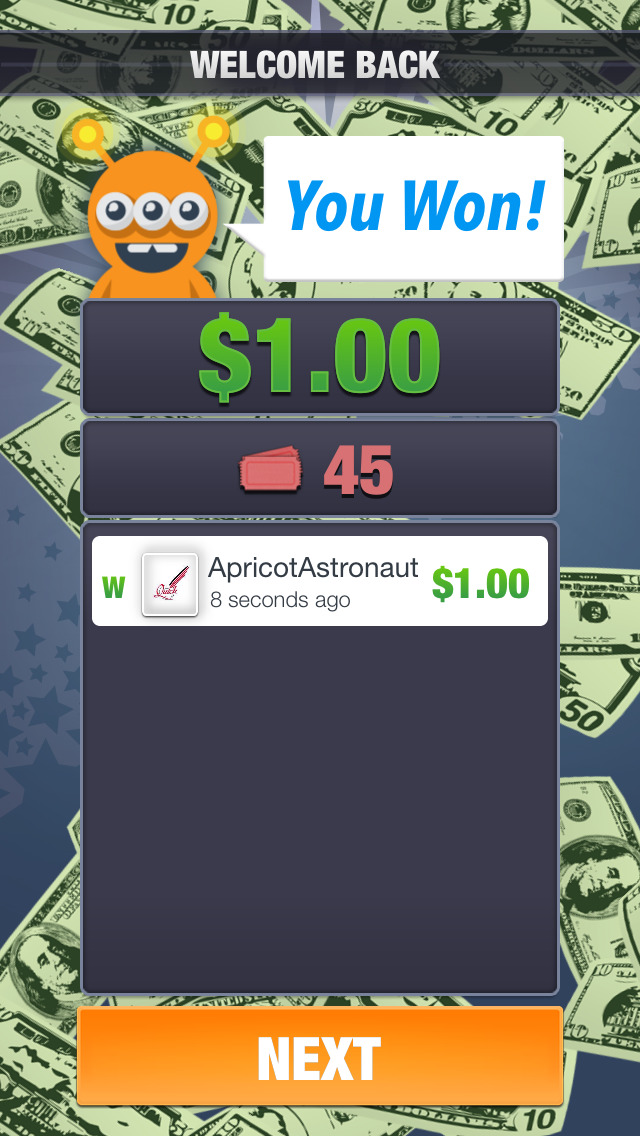 Screenshot image Quezztion Real Money Trivia Mod DB
