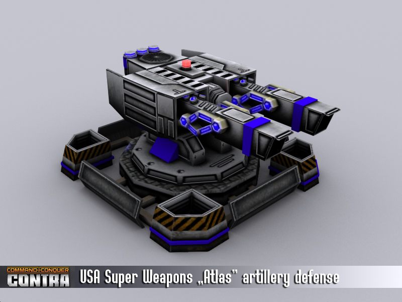 Atlas image Contra mod for C&C Generals Zero Hour Mod DB