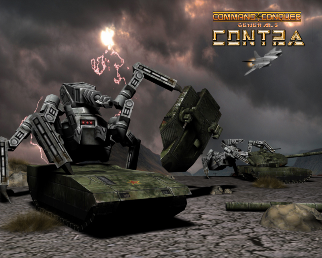 Main menu background image Contra mod for C&C Generals Zero Hour