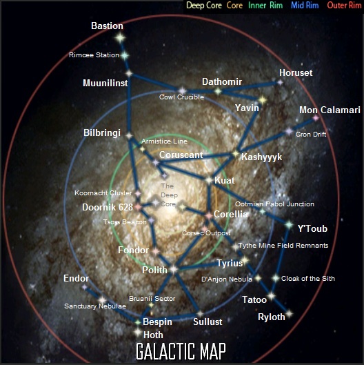 New Galaxy Map image Freeworlds Tides of War mod for Freelancer Mod DB