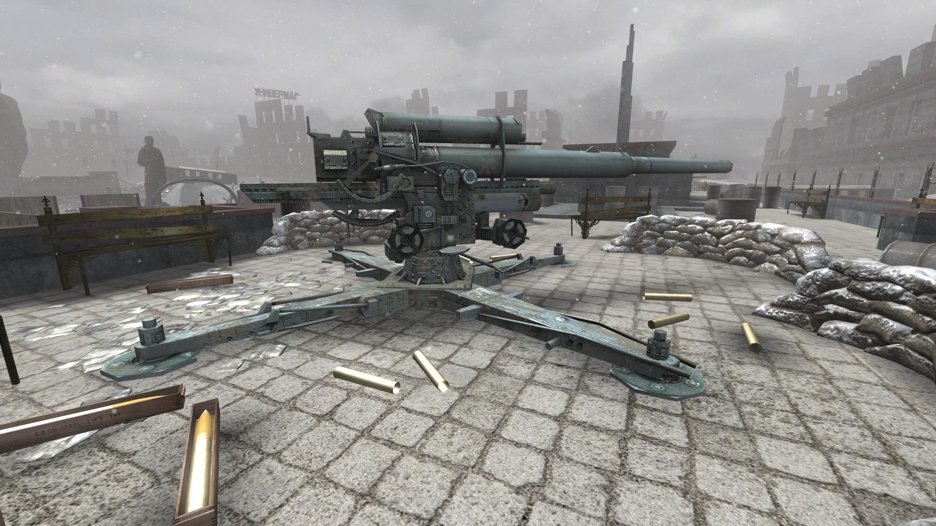 Flak 88 standing by. image 'Redsquare Massacre' mod for Call of Duty