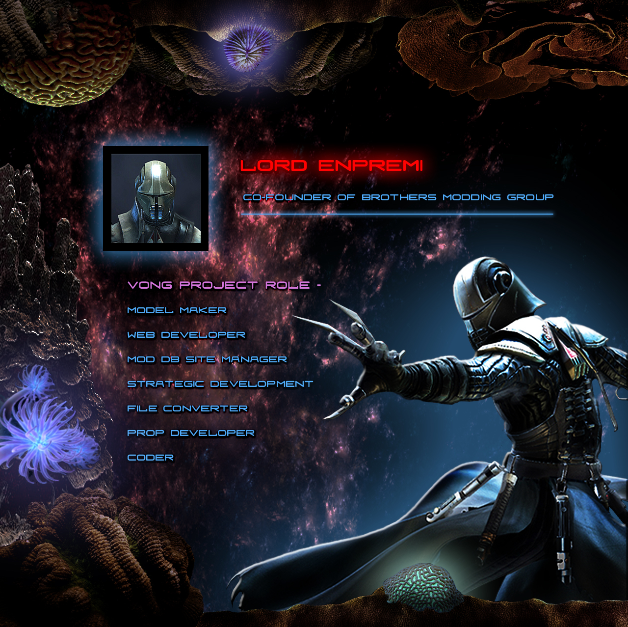 Lord Enpremi's Bio image Yuuzhan Vong at War mod for