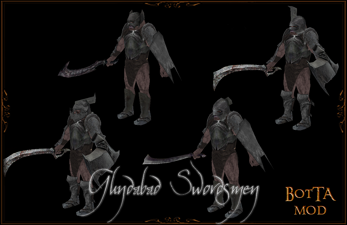 Gundabad Swordsmen image Battles of the Third Age mod for Battle for