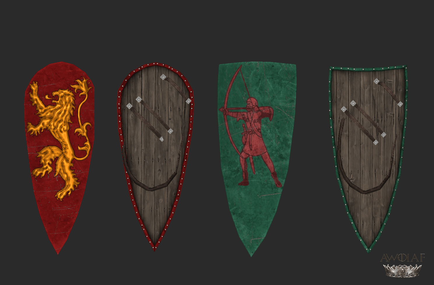 Shields image A World of Ice and Fire (Game of Thrones) mod for Mount