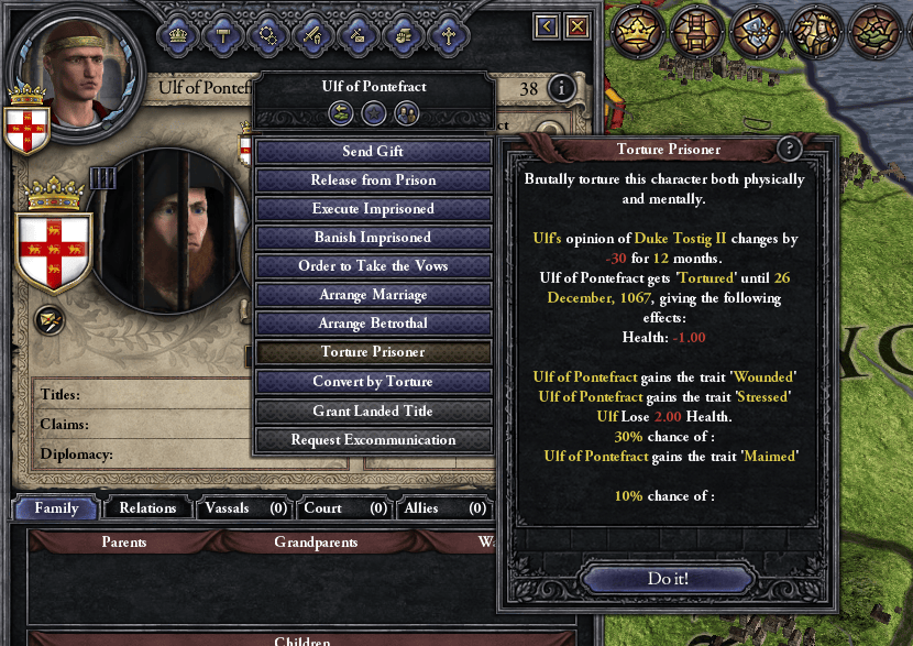 Underhanded Tactics Torture, rape and adultery mod for Crusader Kings
