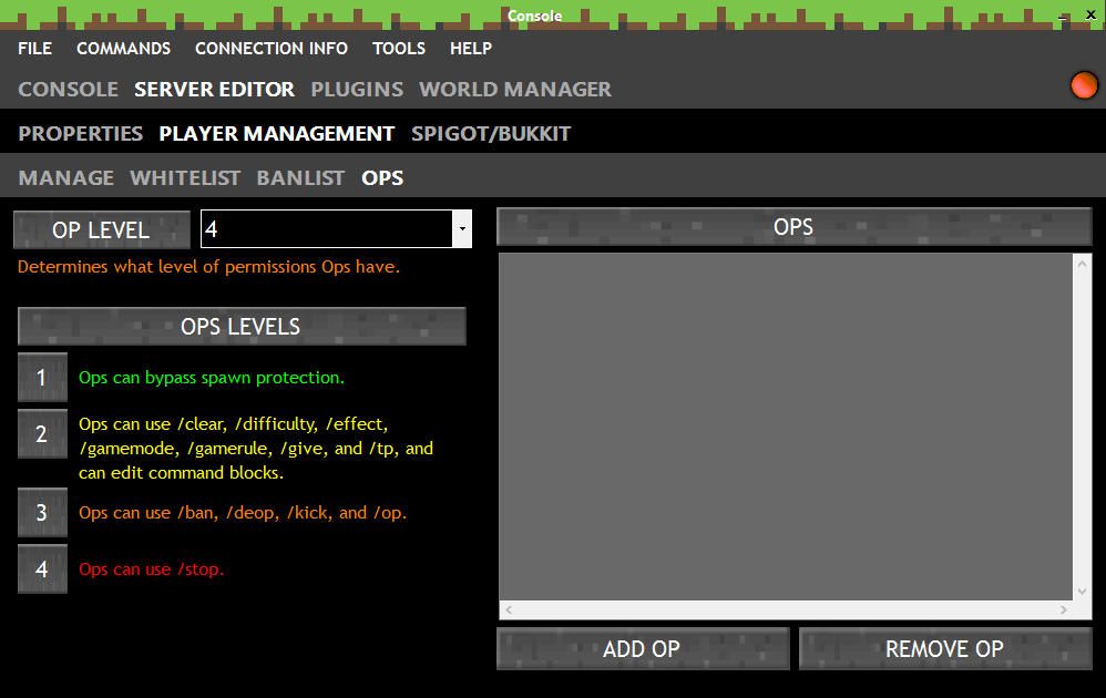 Player Management image Ultimate Minecraft Server Creator mod for