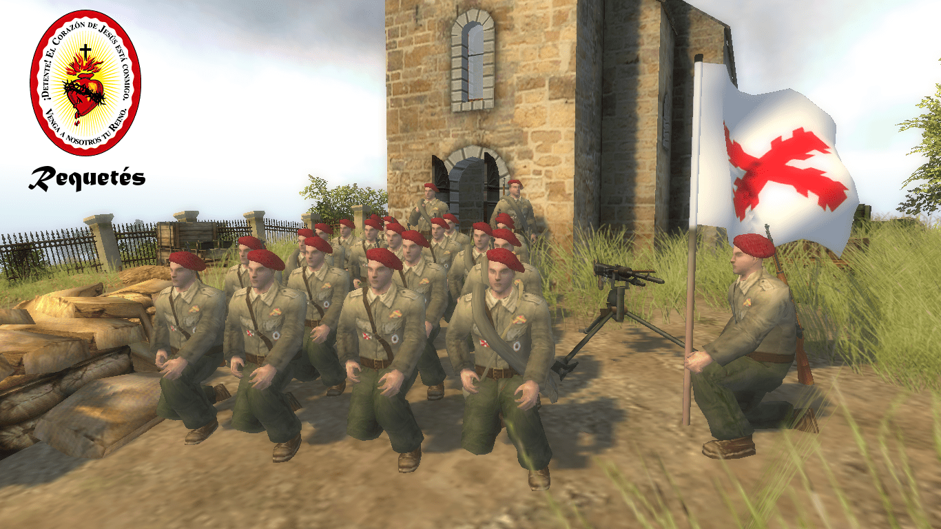 Requetés at the beginning of the war image Spanish Civil War mod for Men of War Assault Squad