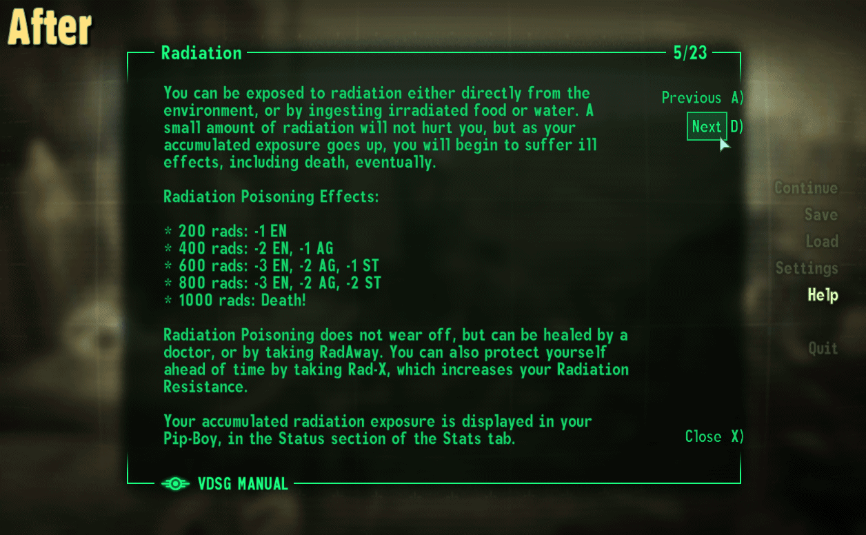 Tutorial Menu image Vanilla UI Plus mod for Fallout New Vegas Mod DB