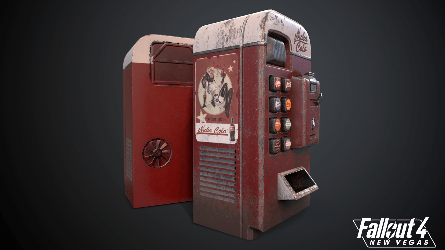 Postwar classic vending machine image Fallout 4 New Vegas mod for Fallout 4 Mod DB