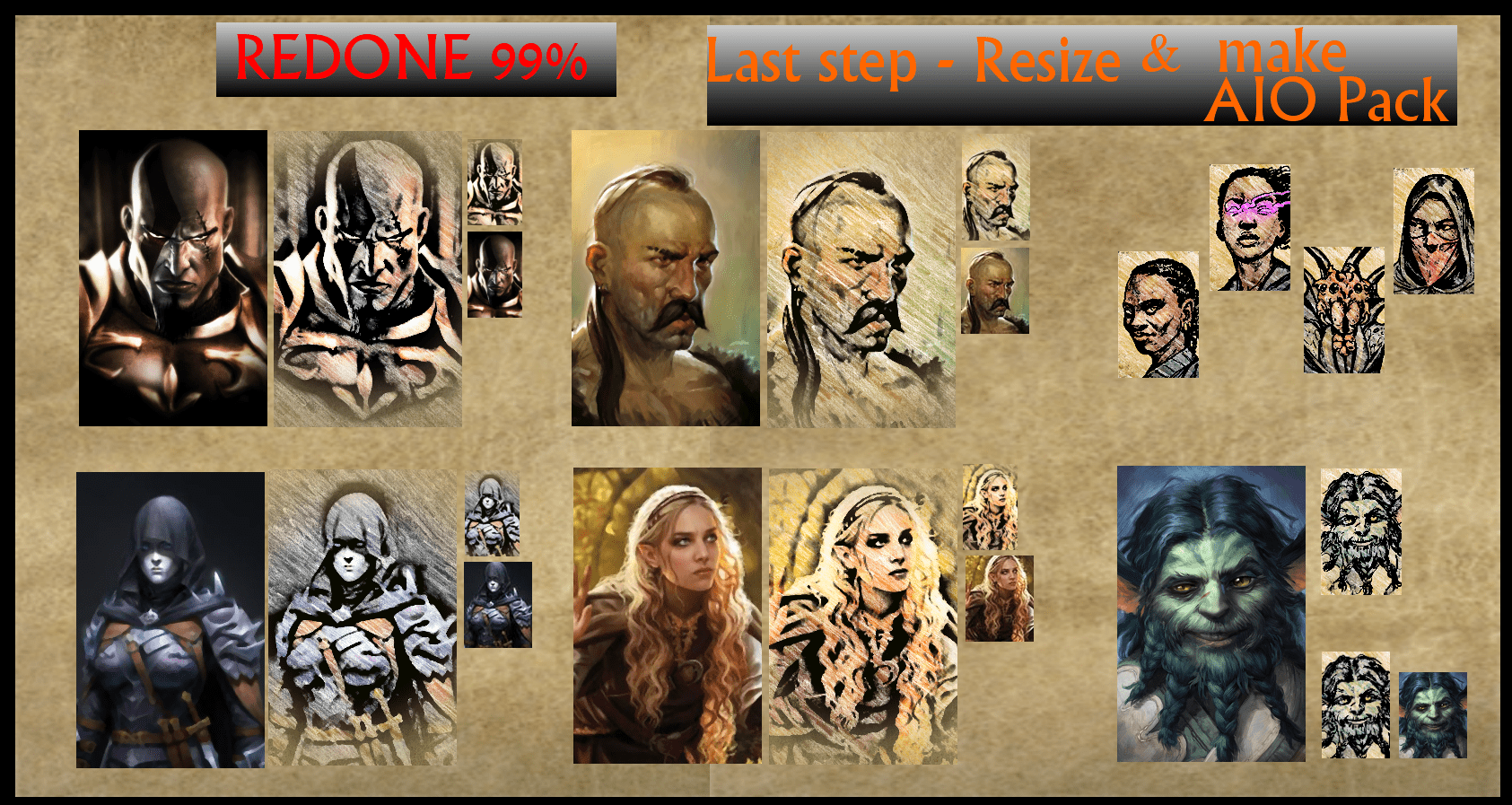 Portreits 500+ REDONE mod for Pillars of Eternity II Deadfire ModDB