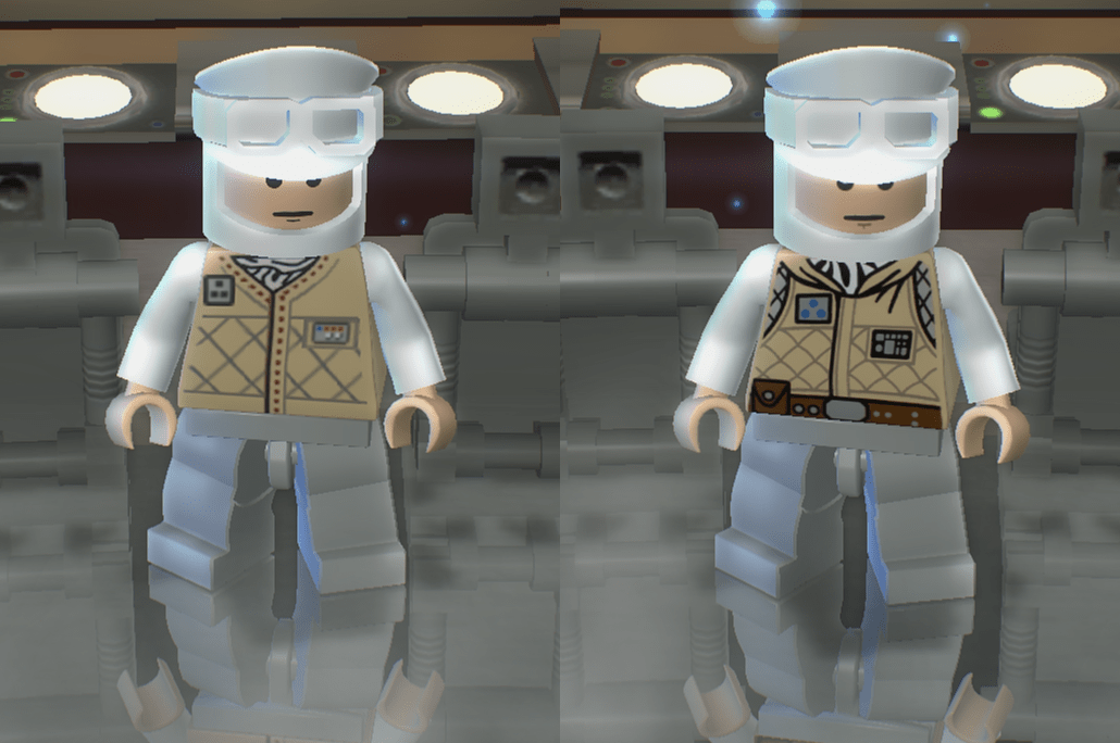 More Luke Comparisons image Lego Star Wars Modernized Character Texture Pack for LEGO Star