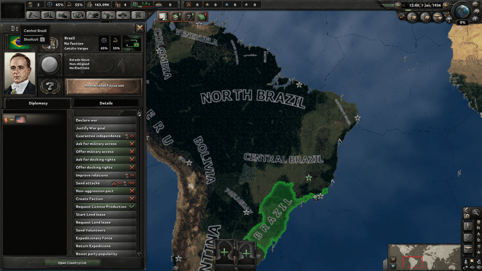 Image 5 Divided Brazil mod for Hearts of Iron IV Mod DB
