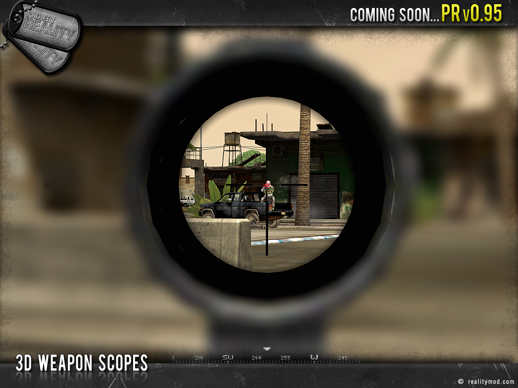 3D Weapon Scopes image Project Reality Battlefield 2 mod for