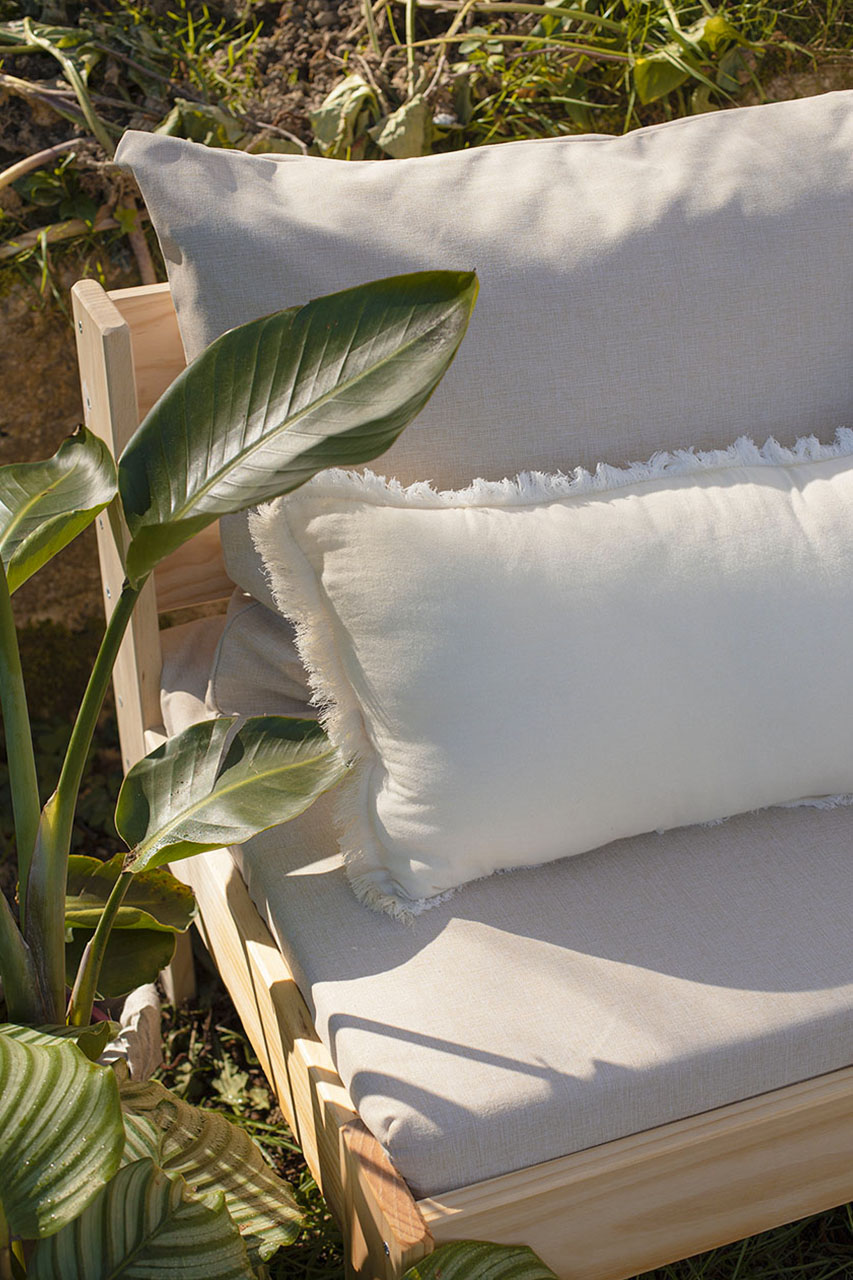 Conjunto modular chaise longue para exterior LUFE