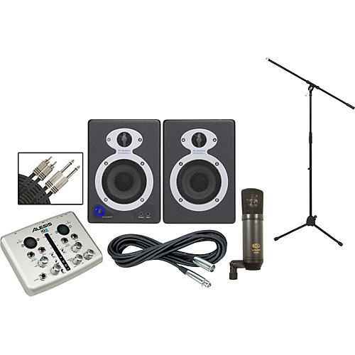 Alesis iO2 StudioPro3 Recording Package Musician's Friend