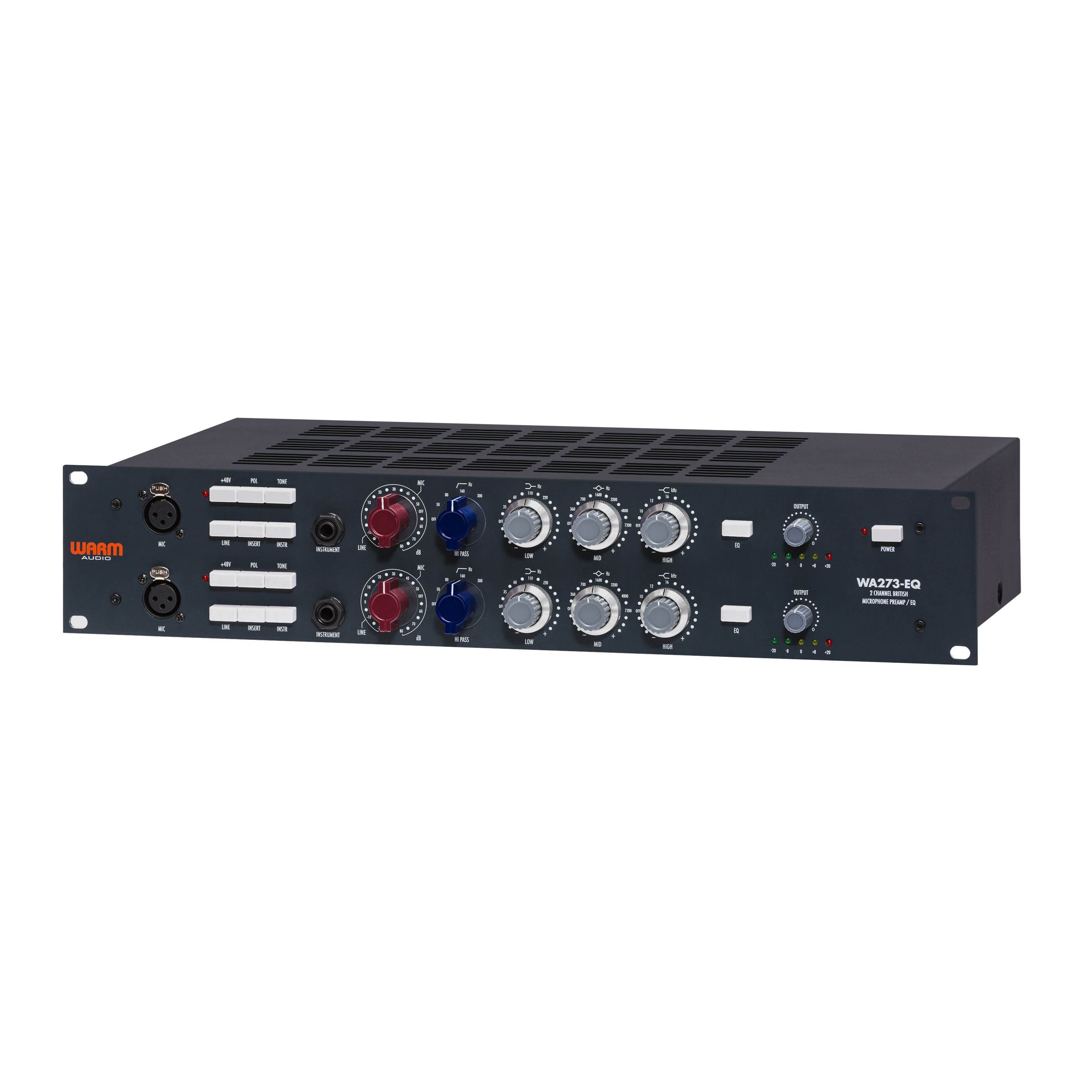 Warm Audio WA273EQ Rackmount Dual Channel British Mic Preamp + EQ