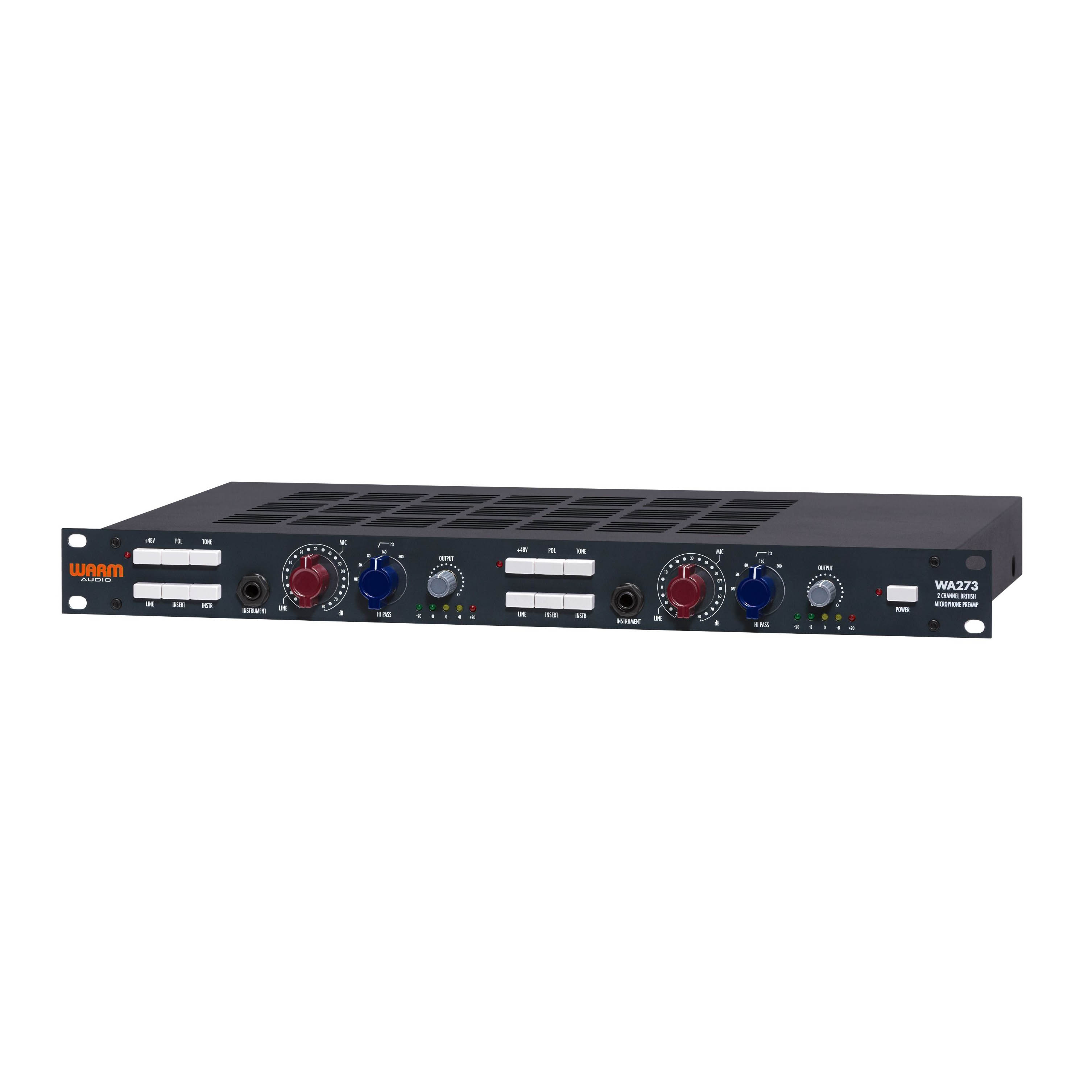 Warm Audio WA273 Rackmount Dual Channel British Mic Preamp 860191002104