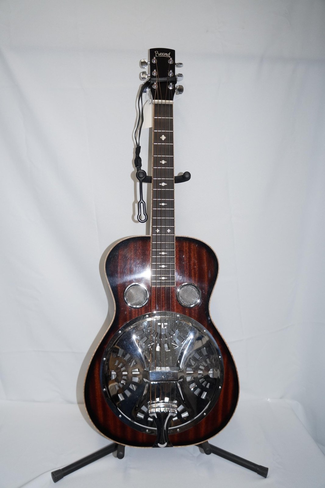 Beard Square Neck Dobro Resonator with Case and Accessories