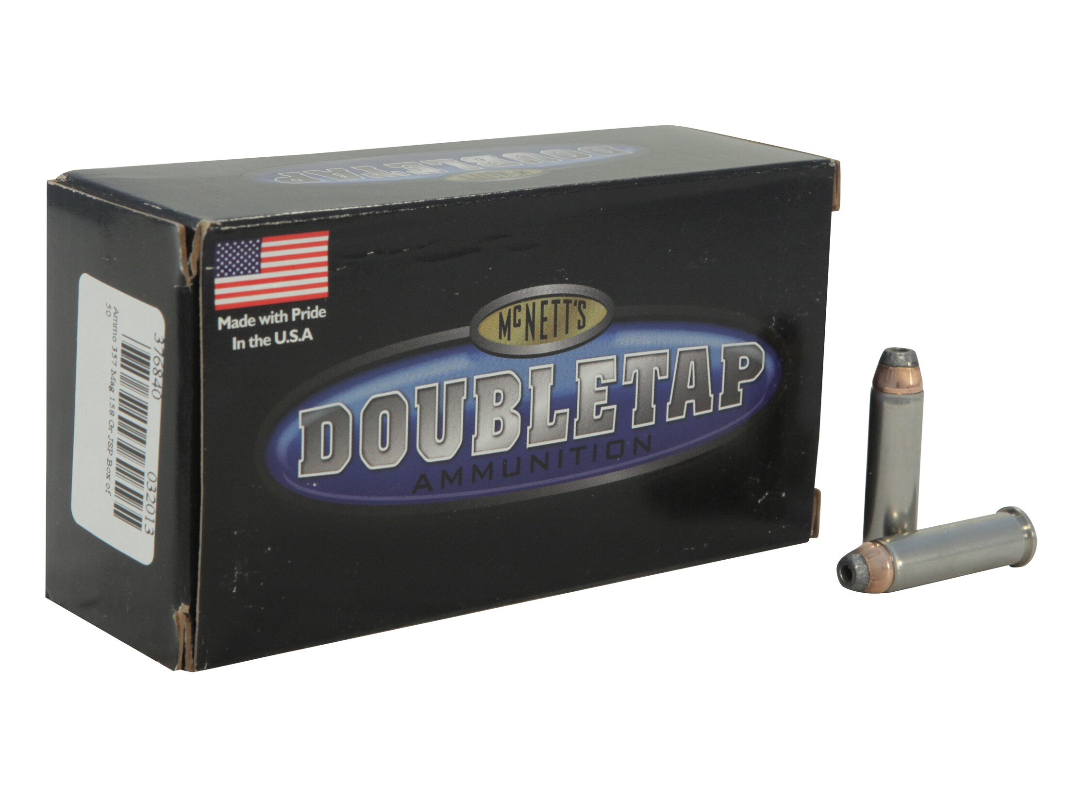 Doubletap Ammo 357 Mag 158 Grain Jacketed Hollow Point Box of 50