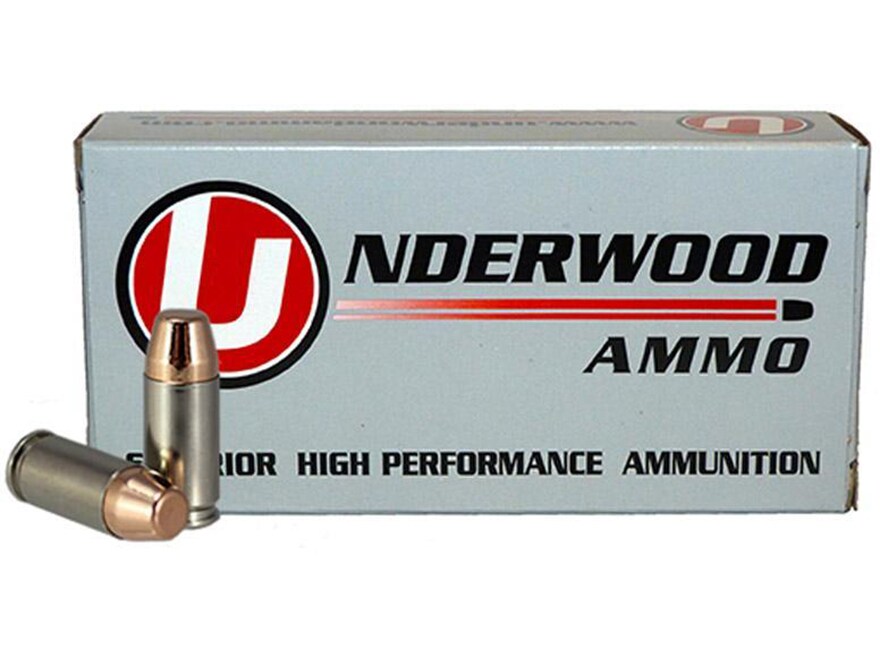 Underwood Ammo 9mm Luger +P 124 Grain Full Metal Jacket Box of 50