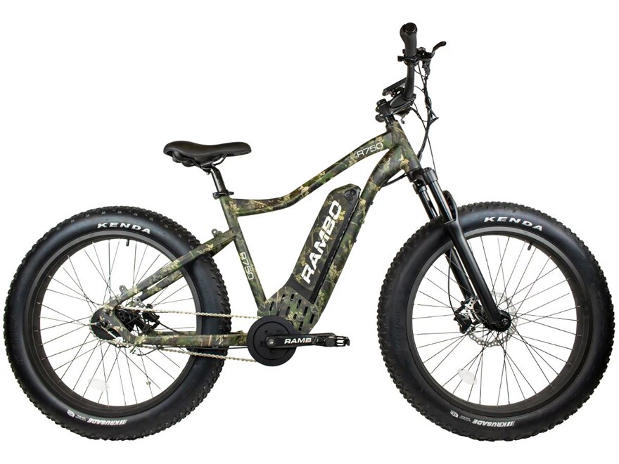Rambo Bikes Roamer 750W High Performance Electric Bike Woodland Camo