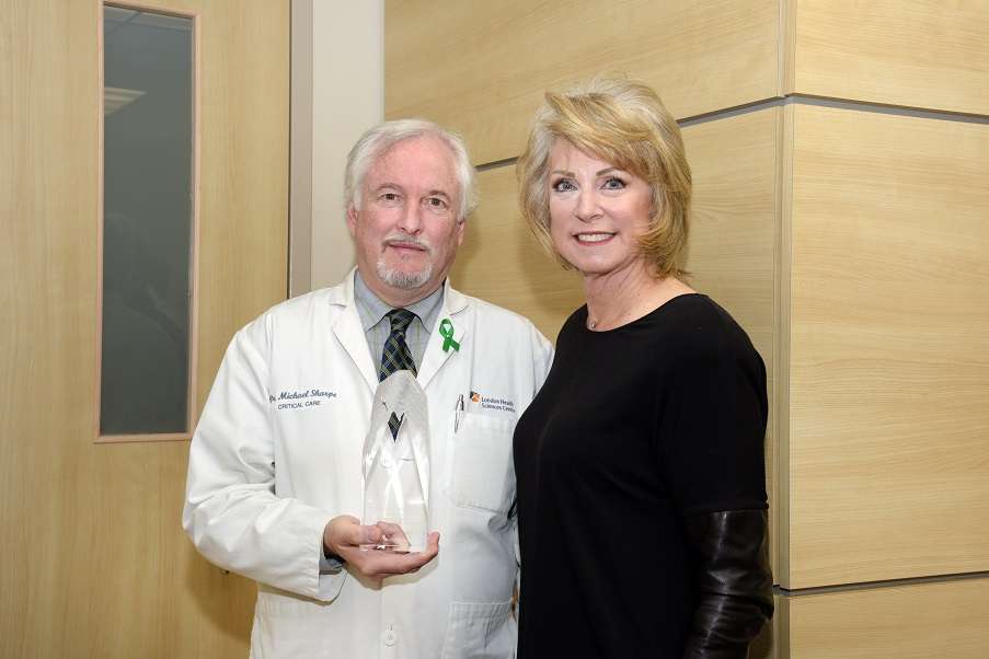 LHSC Doctor Honoured For Organ Donation Advocacy