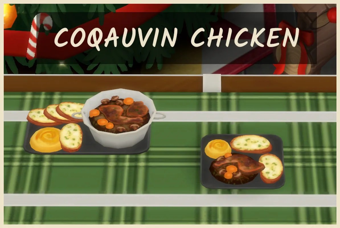 Coq Au Vin Chicken Sims 4 Cuisine & Food Mods Explore Delicious Creations MySims4Mods