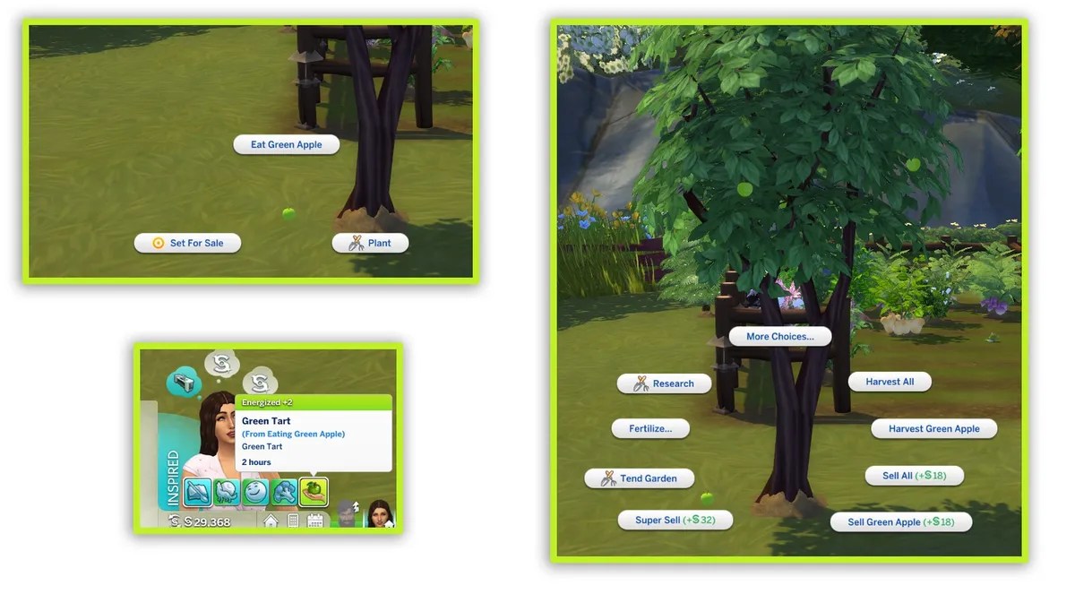 Harvestable Green Apple Sims 4 Cuisine & Food Mods Explore