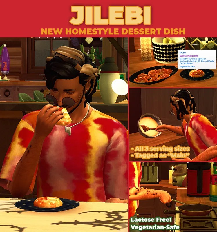 Jilebi New Custom Recipe Sims 4 Cuisine & Food Mods Explore
