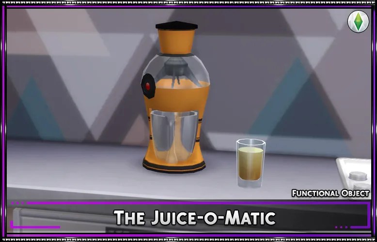 The JuiceOMatic (Functional Juicer) Sims 4 Functional Objects Mods
