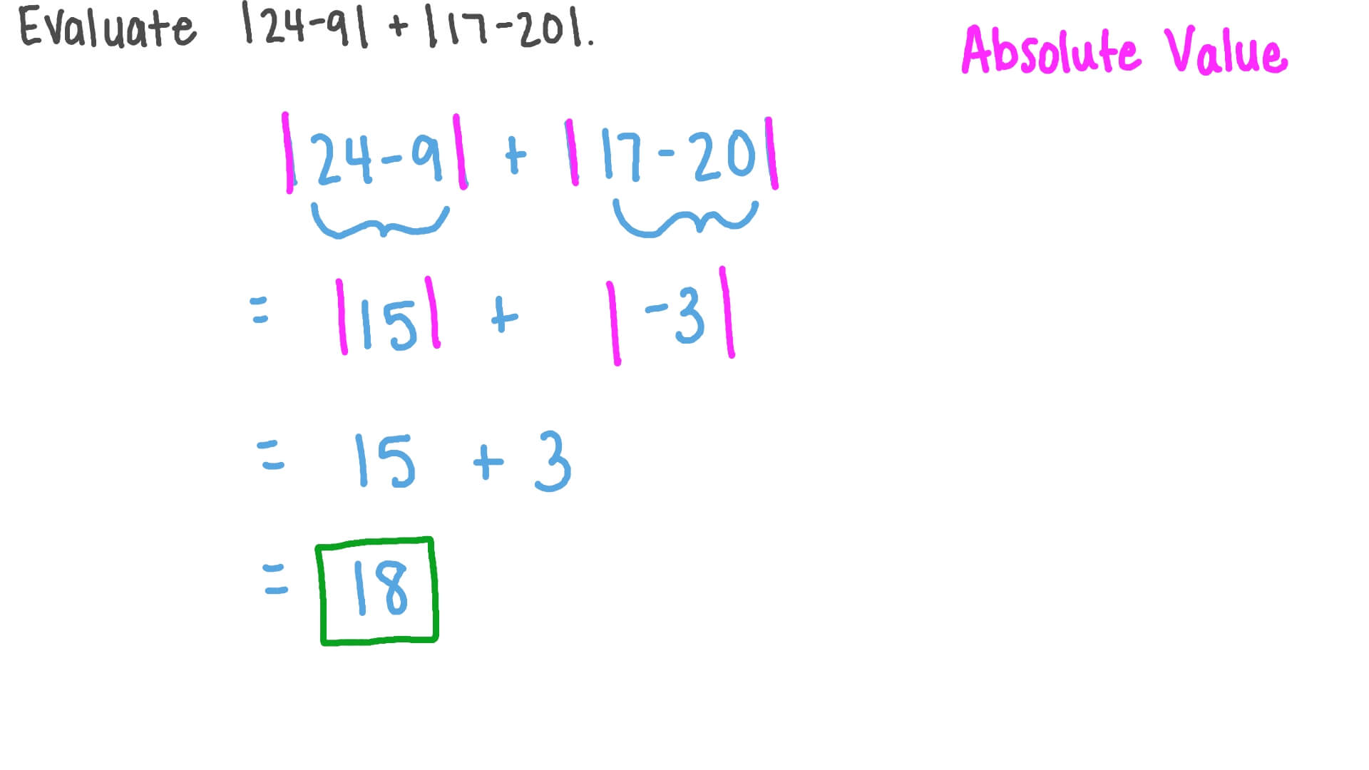 Question Video: Using Order of Operations to Evaluate Numerical