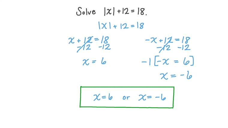 Lesson Absolute Value Equations Nagwa