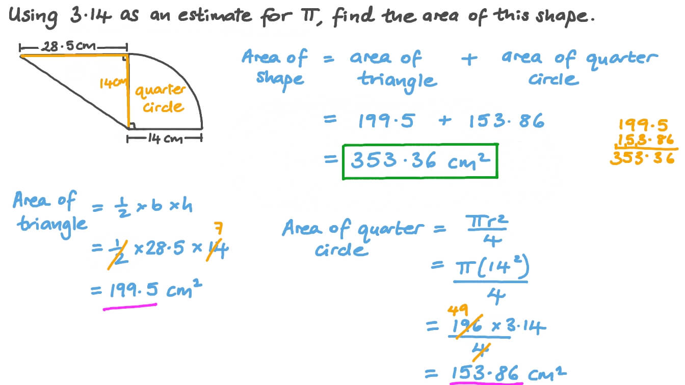 How To Find The Area Of A Quarter Circle Calculator at Palmer Lopes blog