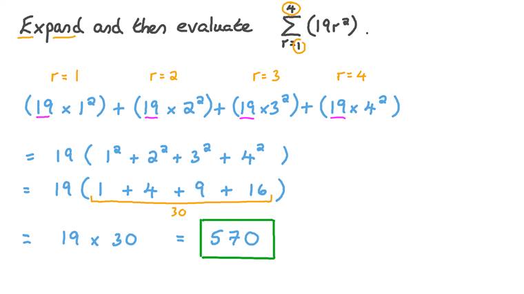 Lesson Sigma Notation Nagwa