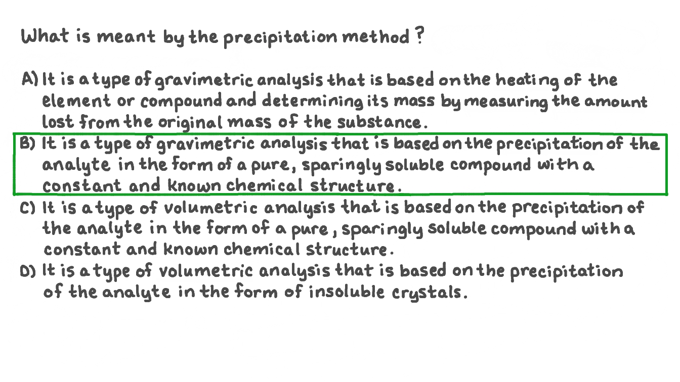 Question Video Identifying the Statement that Best Describes the