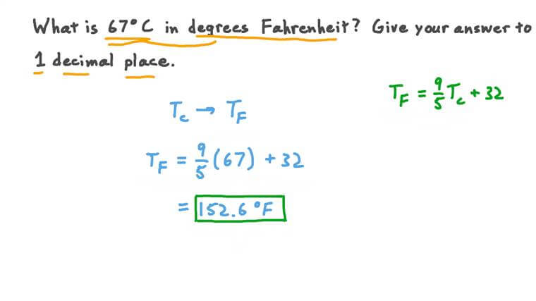 Lesson Converting between the Celsius and Fahrenheit Temperature