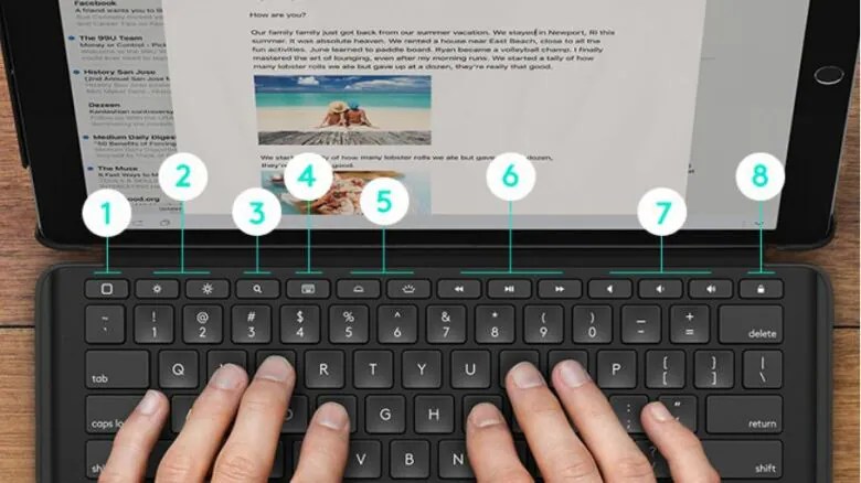 Logitech Slim Combo für Apple iPad Pro 12,9 (1. und 2. Gen.) bei notebooksbilliger.de
