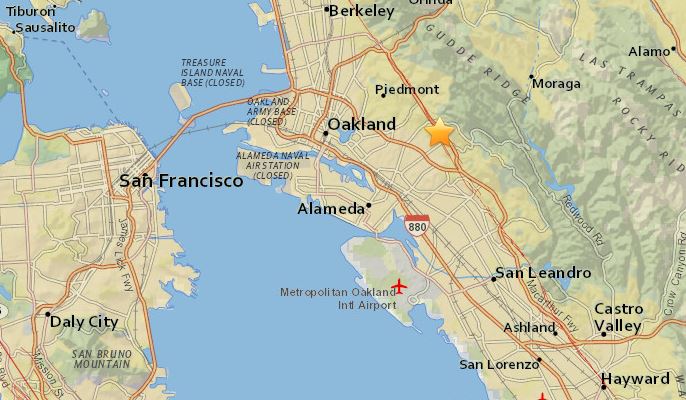 Magnitude Earthquake Strikes In Bay Area Usgs Nbc Bay Area