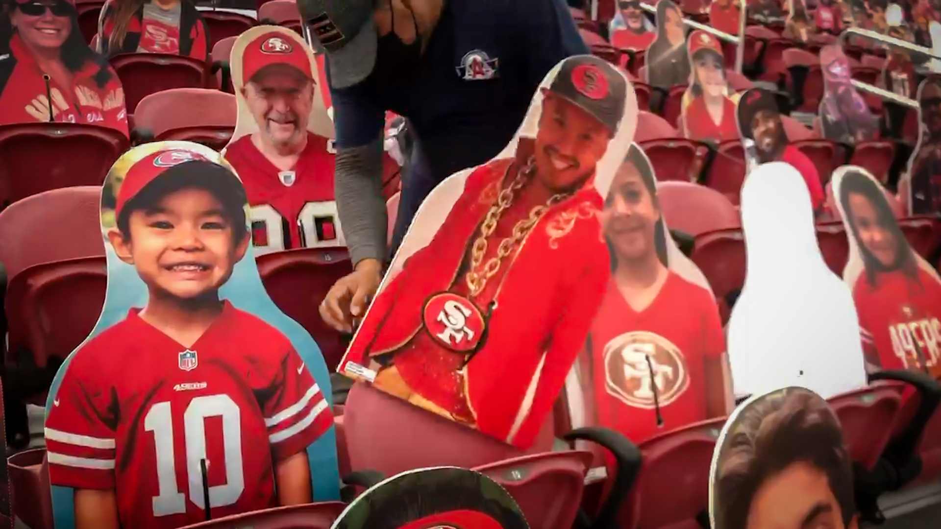 Flat And Faithful The Story Behind The 49ers Fan Cutouts Nbc Bay Area
